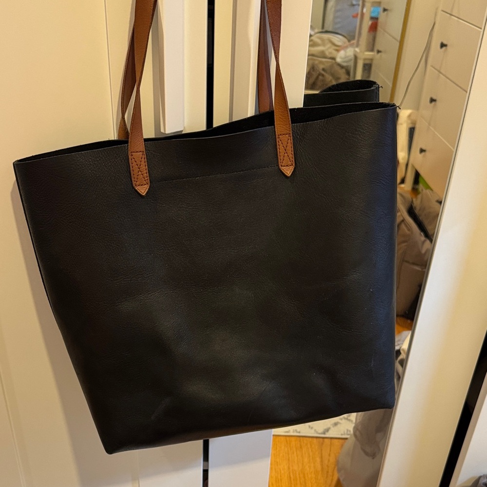 Madewell Black and Brown Shoulder Bag